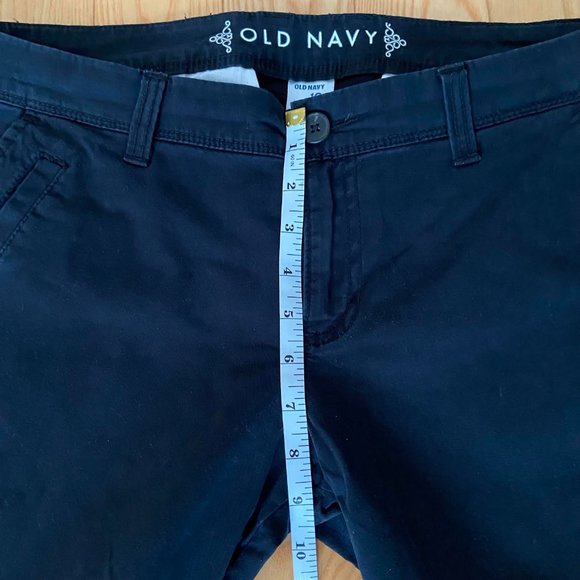 Old Navy Women's Black Slim Boyfriend Chino Pants Size 10 Regular - Picture 8 of 10